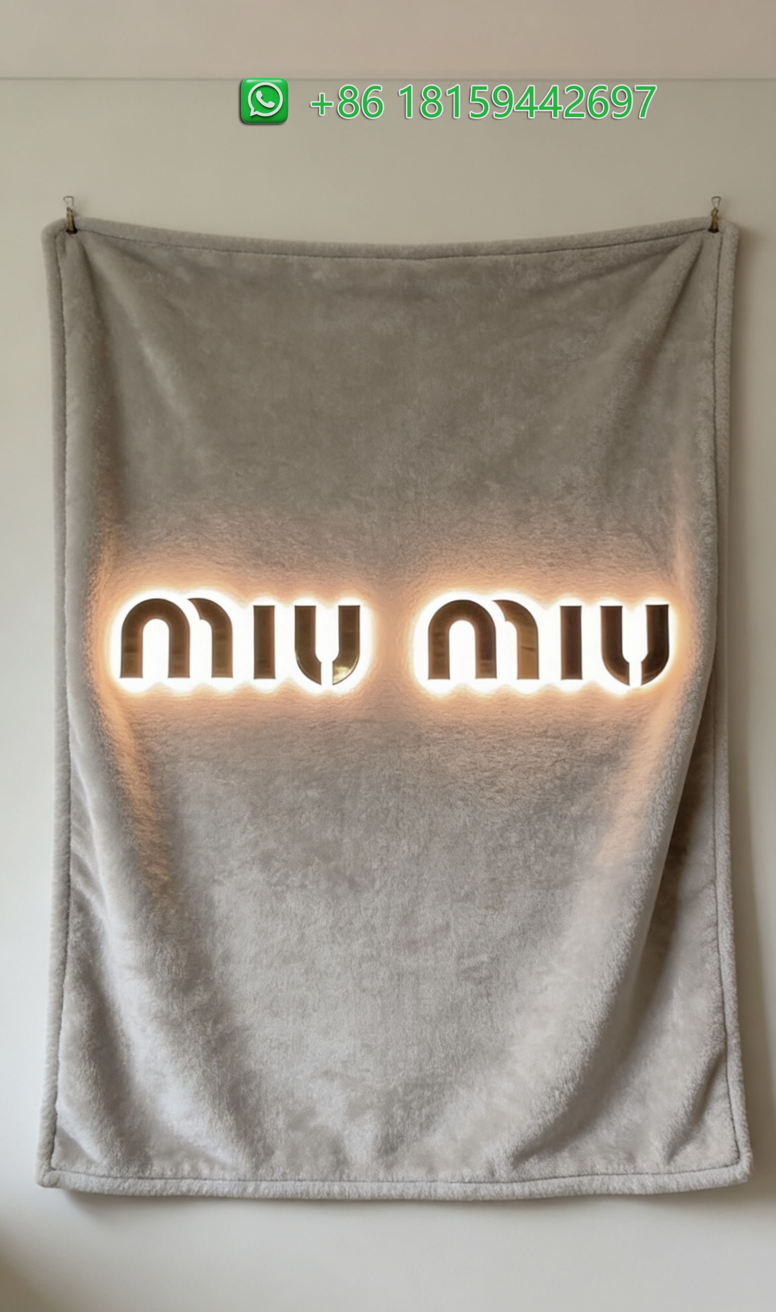 Miumiu Throw Blankets